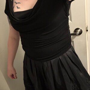 S.L. Fashion Black holiday or cocktail dress. Size 12